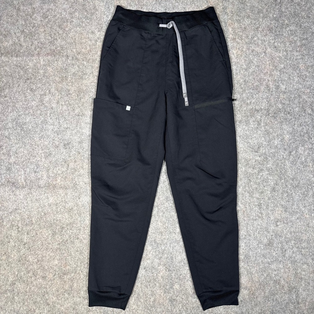 Fabletics High-Rise On-Call Scrub Jogger Black Cargo Utility Scrub Pants